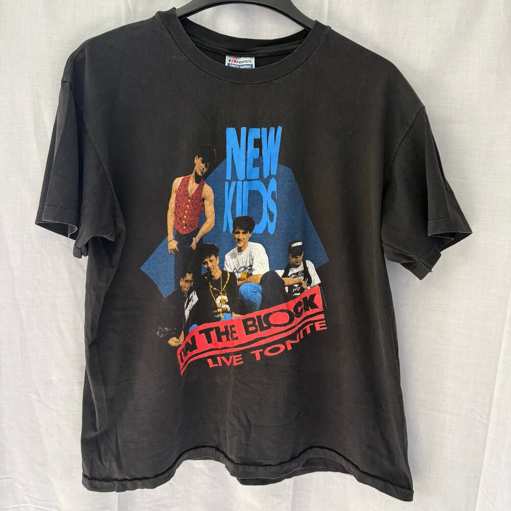 New Kids On The Block Magic Summer Tour 1990 T-Shirt Hanes Single Stitch Vintage